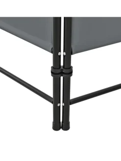 en.casa Paravents<Raumteiler Saragossa 5-teilig in Grau (H)171cm (B)200cm