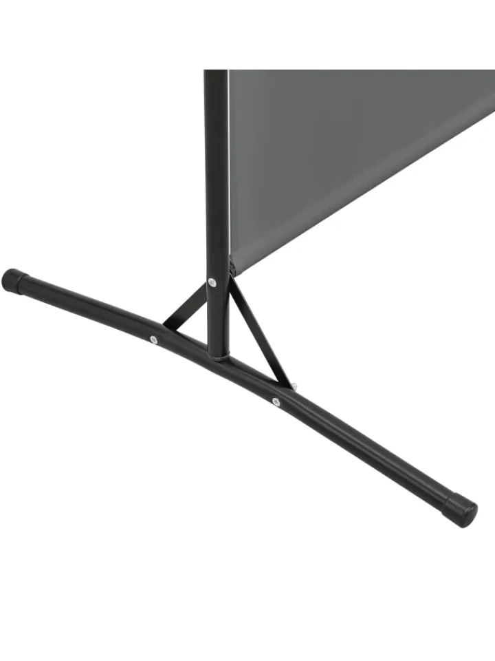 en.casa Paravents<Raumteiler Tarazona in Grau (H)176cm (B)175cm