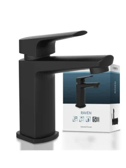 Franz Joseph Schütte Badarmaturen<RAVEN Waschtischarmatur, Schwarz matt