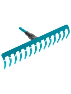 Gardena Gartendekoration<Rechen "Combisystem" in Hellblau/ Grau - (B)36 cm