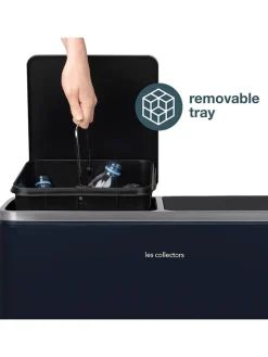 Les collectors Mülleimer<Recycling-Mülleimer in Dunkelblau - 60 l