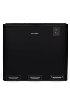 Les collectors Mülleimer<Recycling-Mülleimer in Schwarz - 54 l