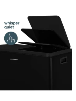 Les collectors Mülleimer<Recycling-Mülleimer in Schwarz - 60 l