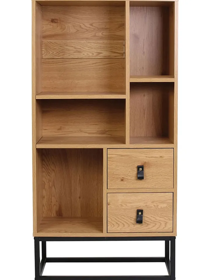 DOCK avenue Regale & Schränke<Regal "Abbott" in Natur - (B)60 x (H)120 x (T)29 cm