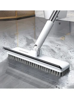 Joybos Putz- & Waschutensilien<Reinigungsbürste in Weiß/ Grau - (H)135 cm