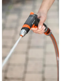 Gardena Gartendekoration<Reinigungsspritze "Premium" in Grau/ Orange