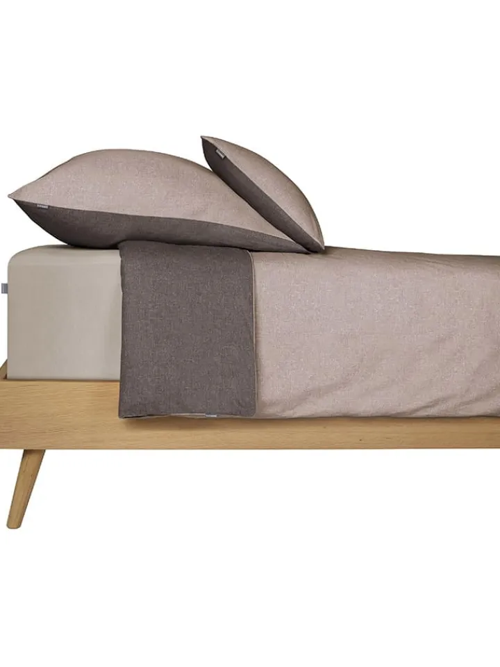 Schiesser Bettwäsche & Bettwaren<Renforcé-Bettwäsche-Set "Double Face" in Beige/ Anthrazit