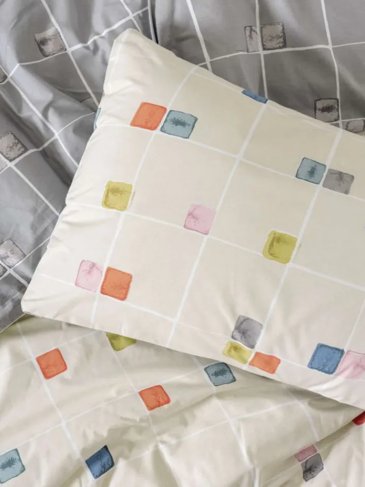 Mijolnir Bettwäsche & Bettwaren<Renforcé-Bettwäsche-Set "Evo" in Creme/ Bunt