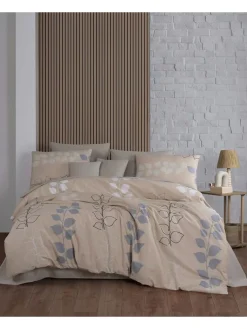 Colourful Cotton Bettwäsche & Bettwaren<Renforcé-Bettwäsche-Set "Henna" in Beige/ Grau