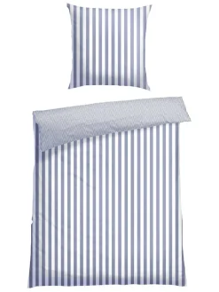 Schiesser Bettwäsche & Bettwaren<Renforcé-Bettwäsche-Set in Hellblau/ Weiß