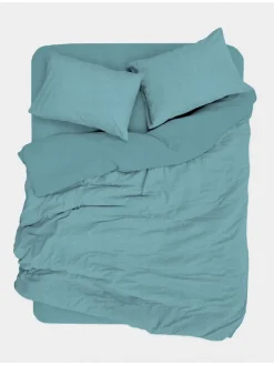 Mijolnir Bettwäsche & Bettwaren<Renforcé-Bettwäsche-Set in Türkis