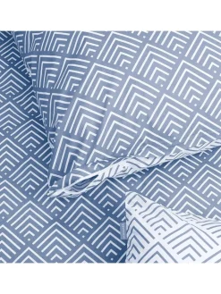Schiesser Bettwäsche & Bettwaren<Renforcé-Bettwäsche-Set "Mabel" in Hellblau
