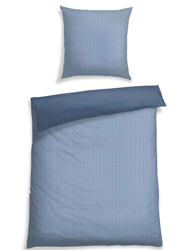 Schiesser Bettwäsche & Bettwaren<Renforcé-Bettwäsche-Set "Silva" in Blau