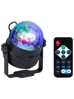 GRUNDIG Lichterketten & Dekobeleuchtung|Lichterketten & Deko-Leuchten<RGB-Bühnenlicht in Schwarz - (B)11 x (H)11,5 x (T)9 cm