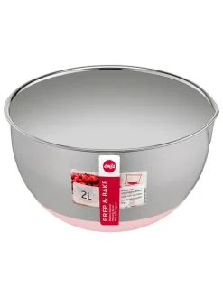 Emsa Koch- & Backutensilien<Rührschüssel "Prep & Bake" in Silber - 2 l