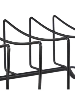 relaxdays Grillen<Rippchenhalter in Schwarz