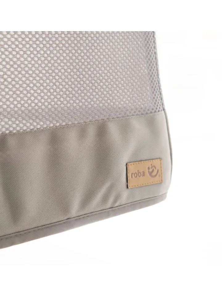 roba Babymöbel<Hängebettchen safe asleep Mesh-Stoff 90 x 45 cm - Grau