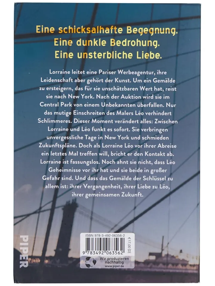 PIPER Bücher<Roman "Uns bleibt immer New York"