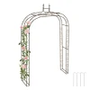 relaxdays Pflanzen & Zubehör<Rosenbogen in Braun - (B)155 x (H)240 x (T)39 cm