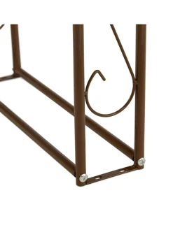 relaxdays Pflanzen & Zubehör<Rosenbogen in Braun - (B)155 x (H)240 x (T)39 cm