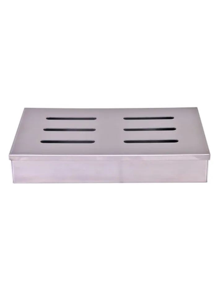 RADOLEO Grillen<Räucherbox Edelstahl in silber