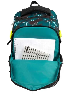 neoxx Büro- & Schulbedarf<Rucksack "Active" in Grün/ Schwarz - (L)24 x (B)31 x (H)45,5 cm