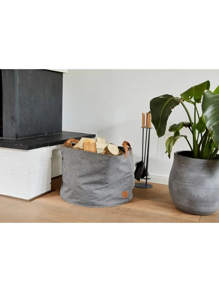 STORE IT Kisten & Körbe<Rundkorb in Grau - (H)30 x Ø 30 cm