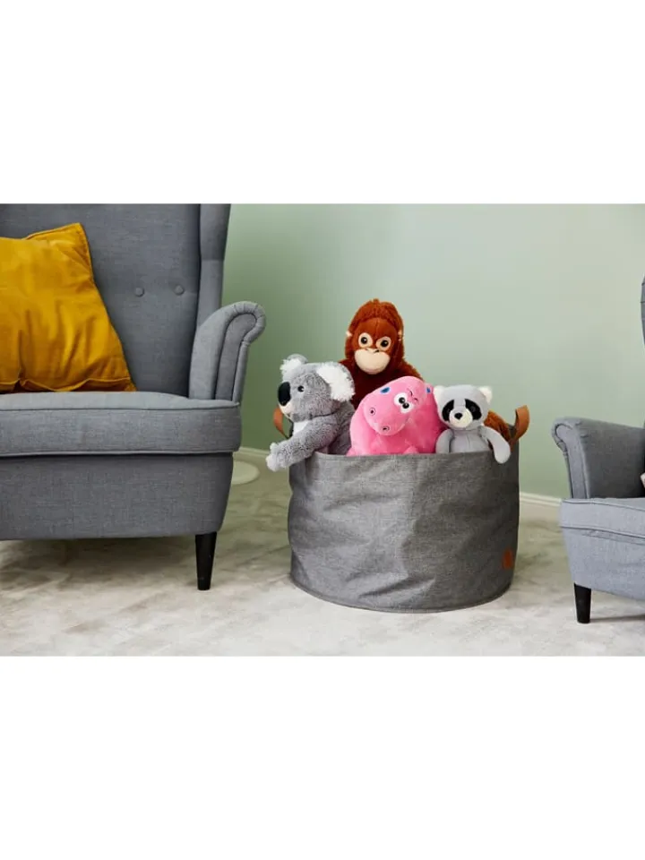 STORE IT Kisten & Körbe<Rundkorb in Grau - (H)30 x Ø 30 cm
