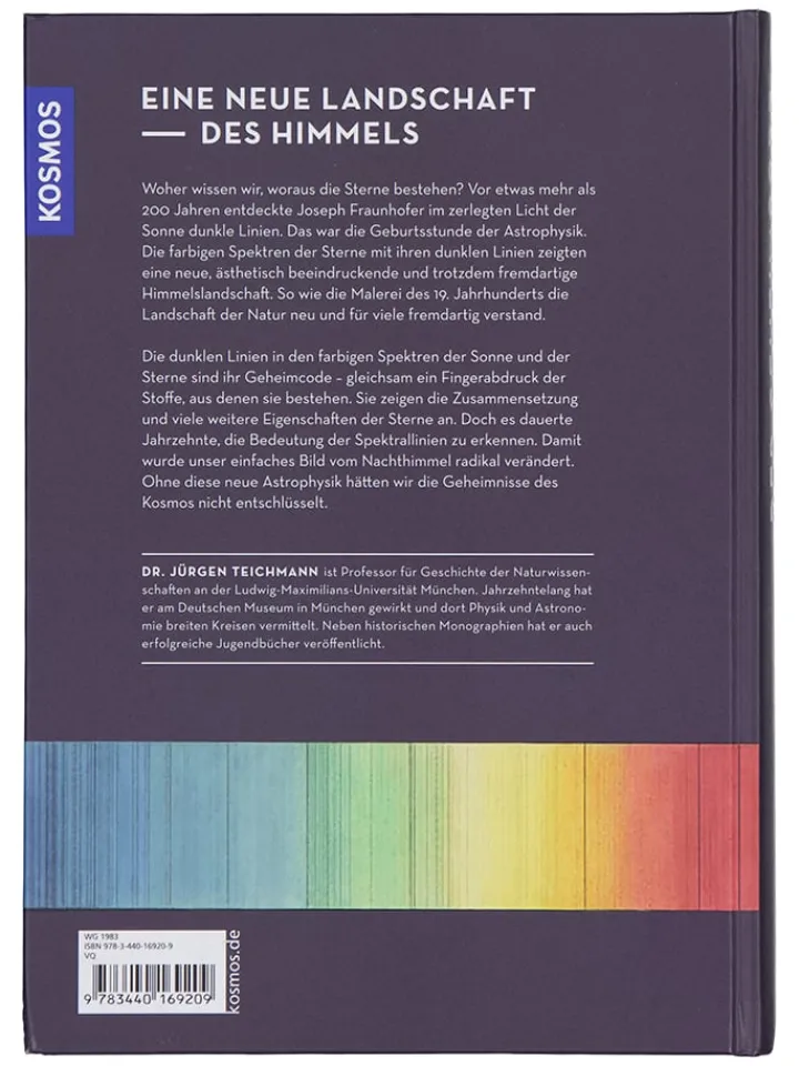 Kosmos Bücher<Sachbuch "Der Geheimcode der Sterne: Die Geburt von Spektroskopie & Astrophysik"