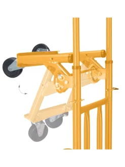 relaxdays Weitere Haushaltshelfer<Sackkarre Treppensteiger "2in1" in Gelb
