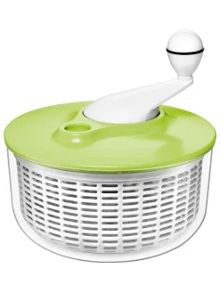 Silit Koch- & Backutensilien<Salatschleuder in Transparent/ Grün - Ø 25 cm