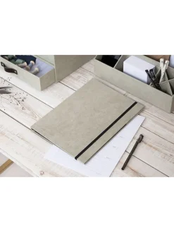 BigsoBox Büro- & Schulbedarf<Sammelmappe "Paulina" in Beige - (B)23,5 x (H)29,5 x (T)1,5 cm