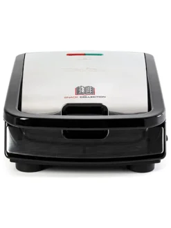 Tefal Küchenelektronik<Sandwich- und Waffeleisen SW853D "Snack Collection" in Silber/ Schwarz