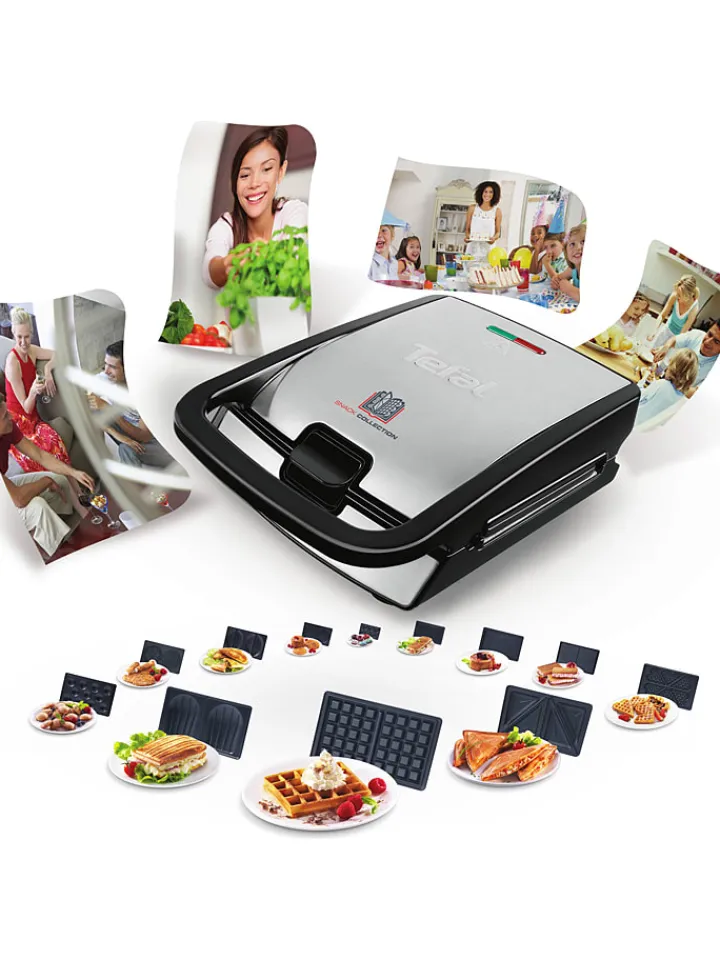 Tefal Küchenelektronik<Sandwich-Toaster "Snack Collection" in Silber