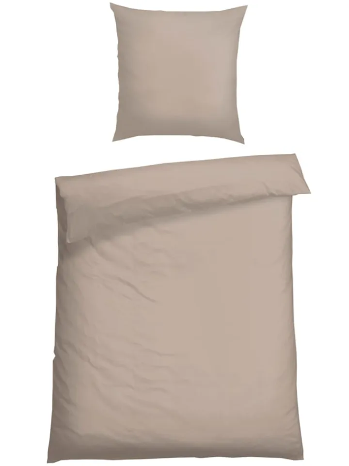 Schiesser Bettwäsche & Bettwaren<Satin-Bettwäsche-Set "Ella" in Beige