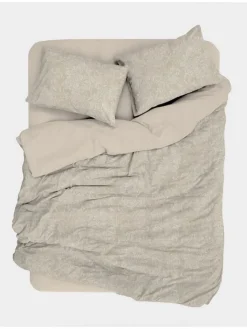 Mijolnir Bettwäsche & Bettwaren<Satin-Bettwäsche-Set in Beige