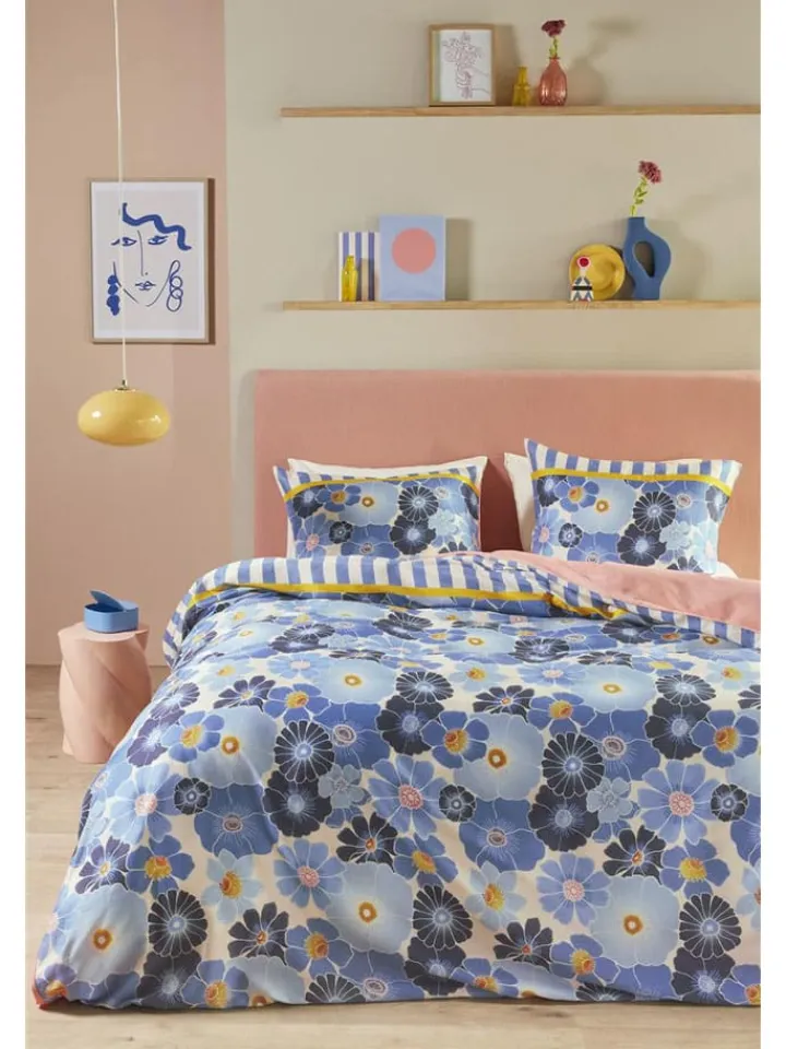 Beddinghouse Bettwäsche & Bettwaren<Satin-Bettwäsche-Set ''Nica'' in Blau