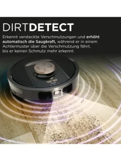 Shark Staubsauger<Saugroboter PowerDetect Self-Empty RV2820VEEU in schwarz