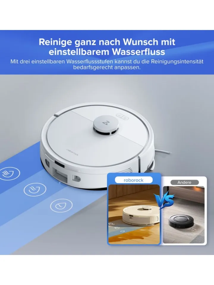 Roborock Klima & Haushalt|Staubsauger<Saugroboter Q7 BF+ in Weiß, 8000 Pa, Dual Anti-Tangle-System