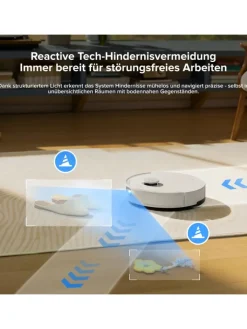 Roborock Staubsauger<Saugroboter Q10PF in Weiß