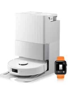 Roborock Klima & Haushalt|Staubsauger<Saugroboter Qrevo Edge S5A in Weiß, 18500Pa, Dual Anti-Tangle-System