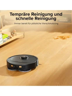 Roborock Staubsauger<Saugroboter Qrevo Pro in Schwarz