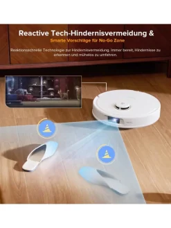 Roborock Staubsauger<Saugroboter Qrevo S5V in Weiß