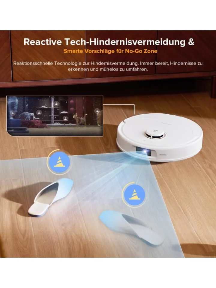 Roborock Staubsauger<Saugroboter Qrevo S5V in Weiß