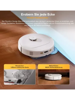 Roborock Staubsauger<Saugroboter Qrevo S5V in Weiß