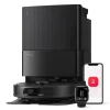 Roborock Klima & Haushalt|Staubsauger<Saugroboter QV 35A in Schwarz, mit Wischfunktion&Hebarem Wischmopp, 8000Pa