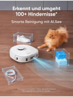 Anker Staubsauger<Saugroboter X10 Pro Omni in weiß