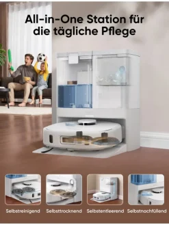 Anker Staubsauger<Saugroboter X10 Pro Omni in weiß