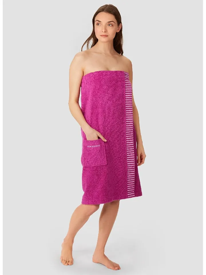Schiesser Badtextilien<Saunakilt "Rom" in Fuchsia