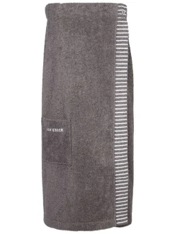 Schiesser Badtextilien|Badtextilien<Saunakilt "Rom" in Grau